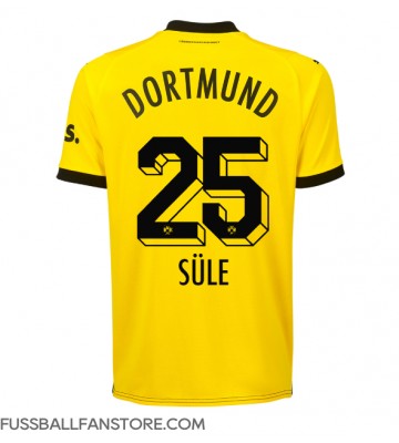 Borussia Dortmund Niklas Sule #25 Replik Heimtrikot 2023-24 Kurzarm